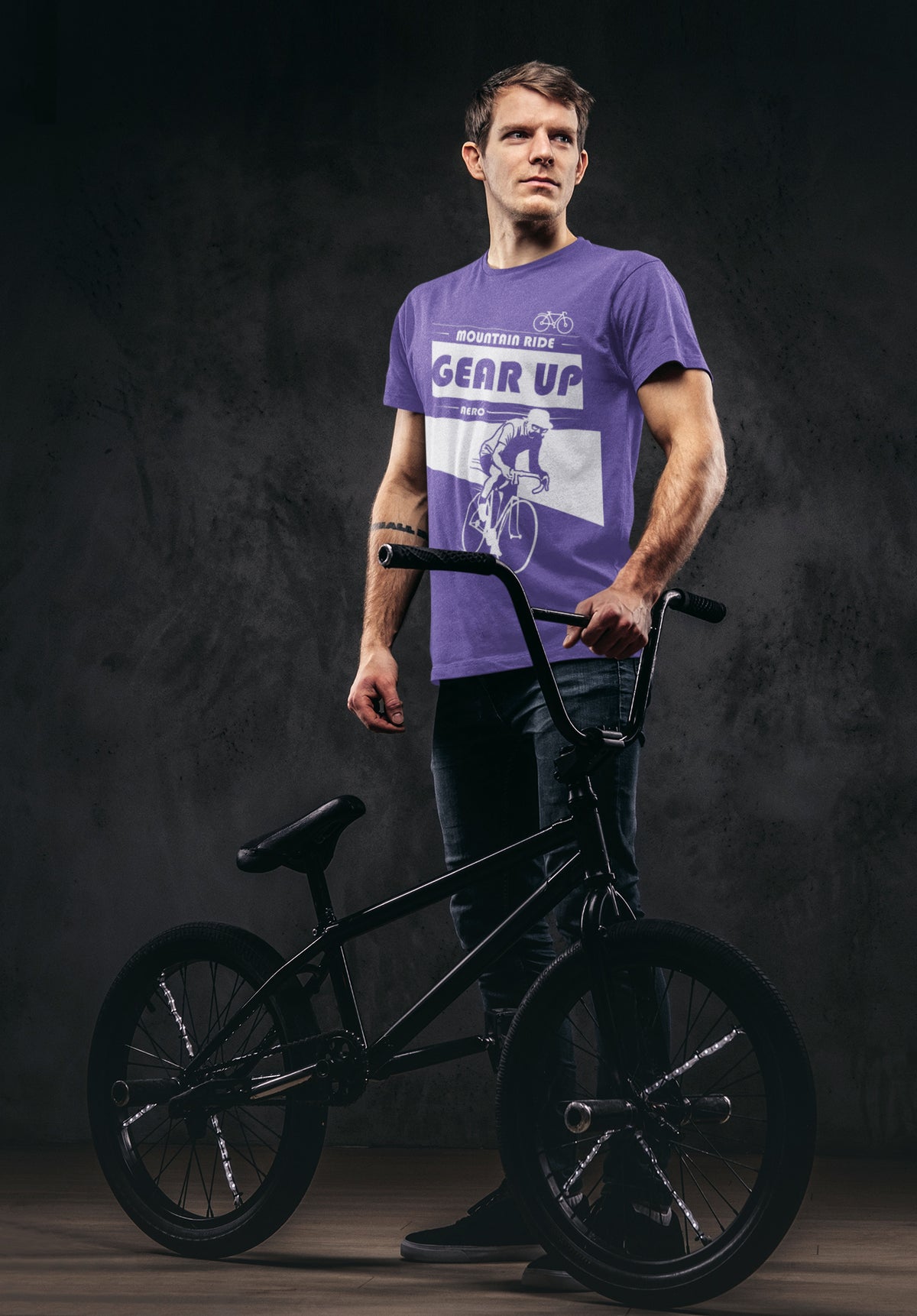 Semantic Half Sleeve Cotton T-shirt - Printed Gear Up